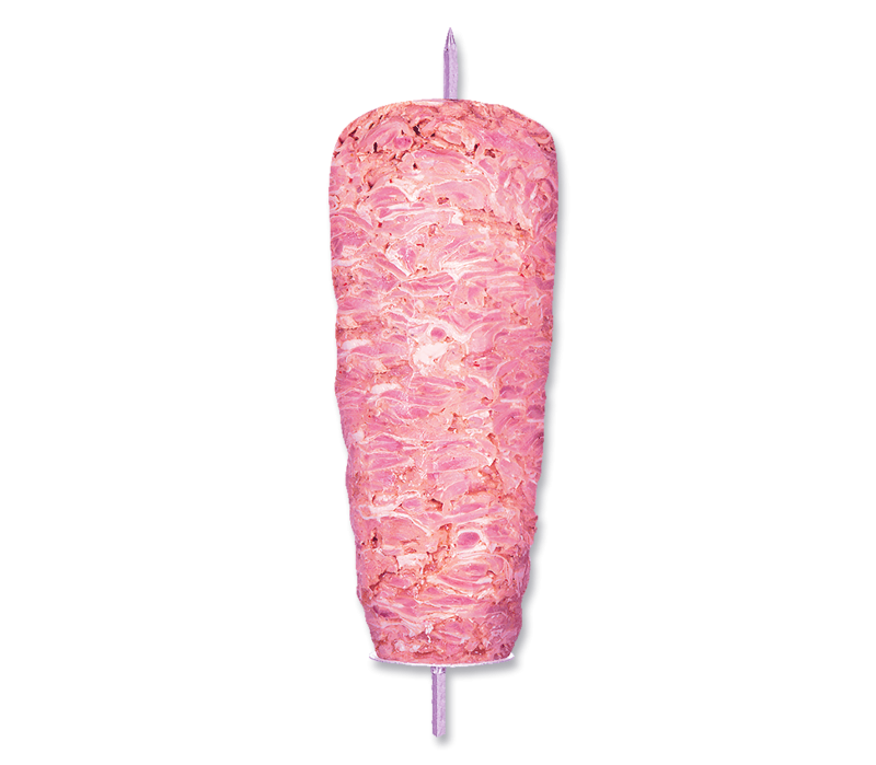 "Halal" Drehspieß aus Kalb- u. Pute-TK-