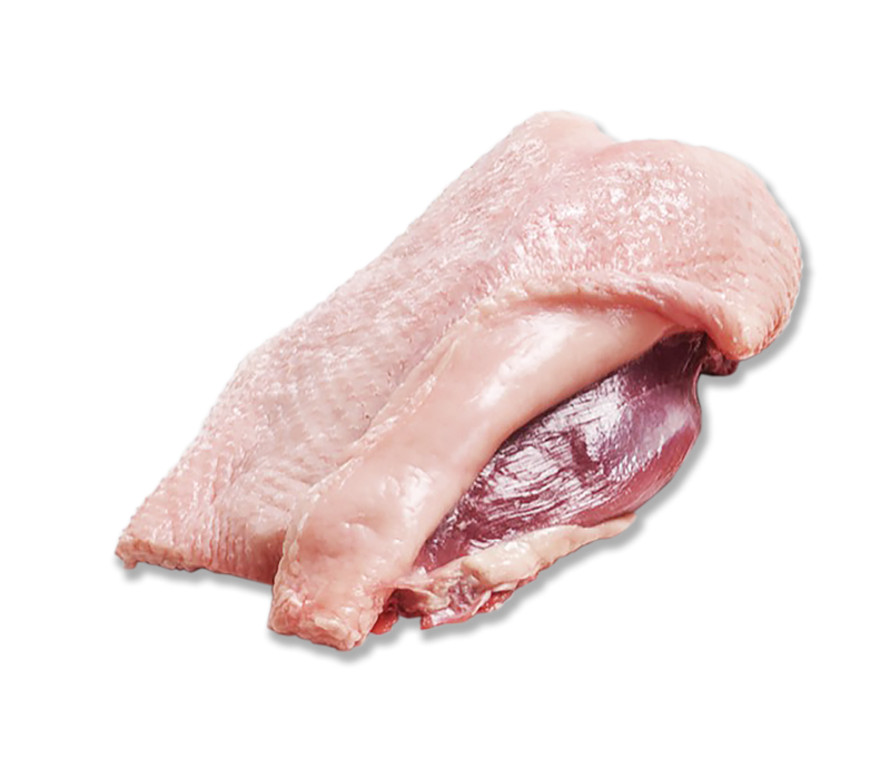 Poln.Gänsebrust m.Knochen 1050g -TK-