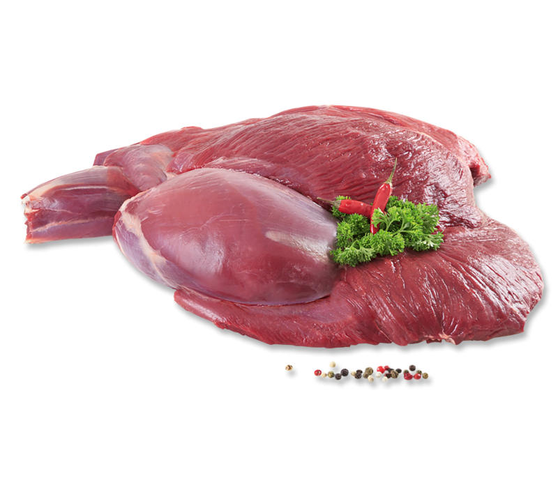 Frische Hirschkeule ohne Knochen
