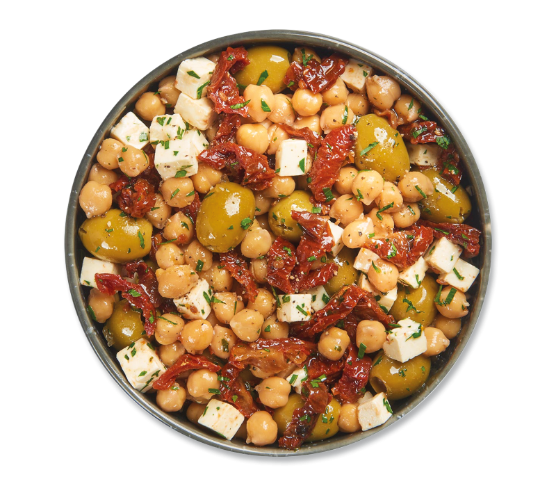 Kichererbsen-Tomaten-Oliven-Salat 1kg