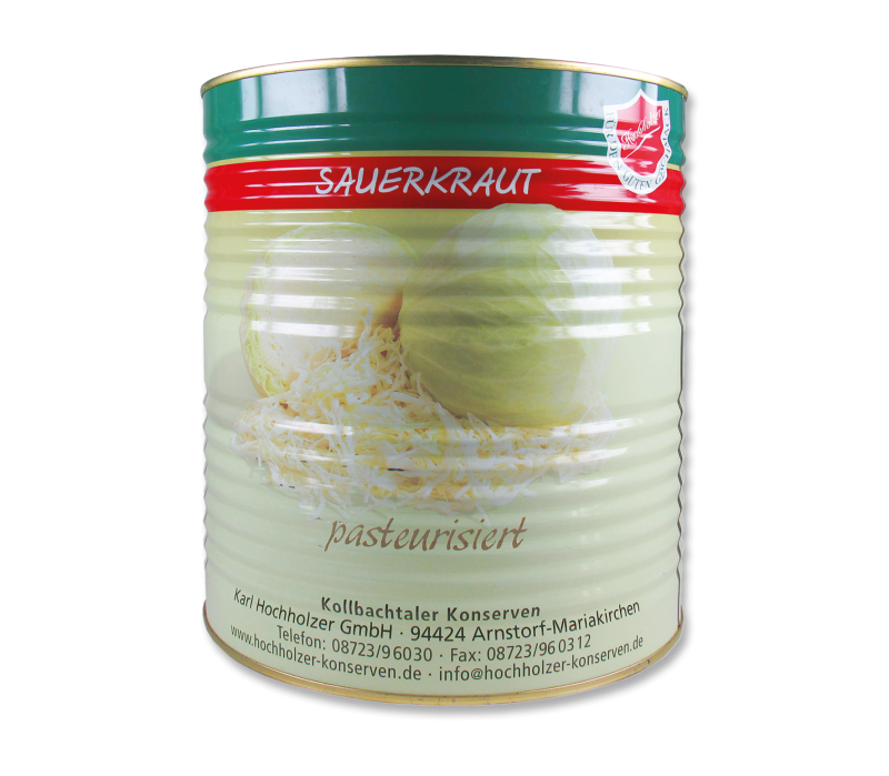 Delikatess Sauerkraut 10,2l-Dose
