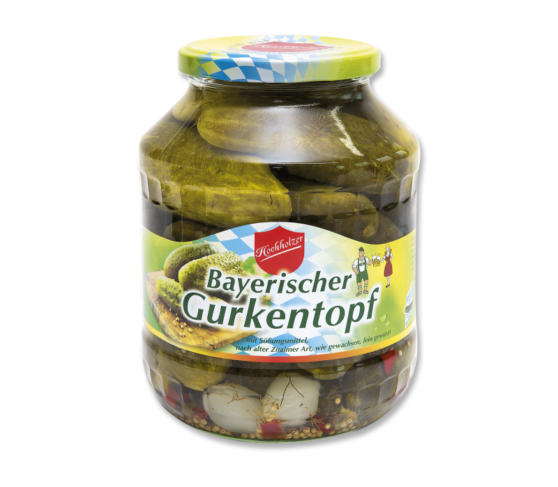 Bayerischer Gurkentopf 1700ml-Glas