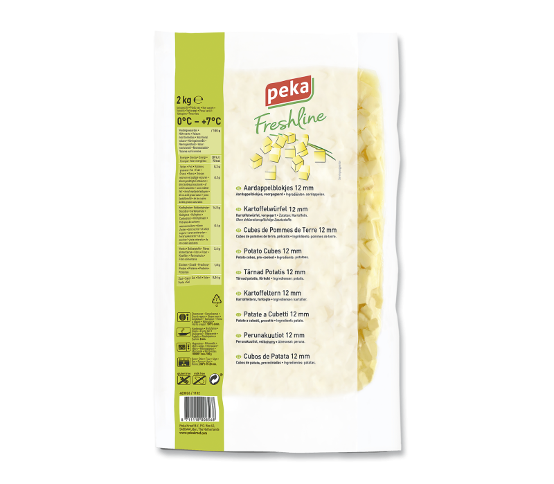 Kartoffelwürfel vorgegart, frisch