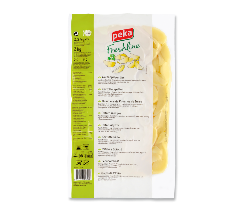 Kartoffelspalten vorgegart, frisch