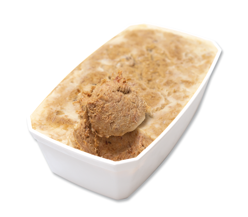 Schweine Rillettes mit Champignons