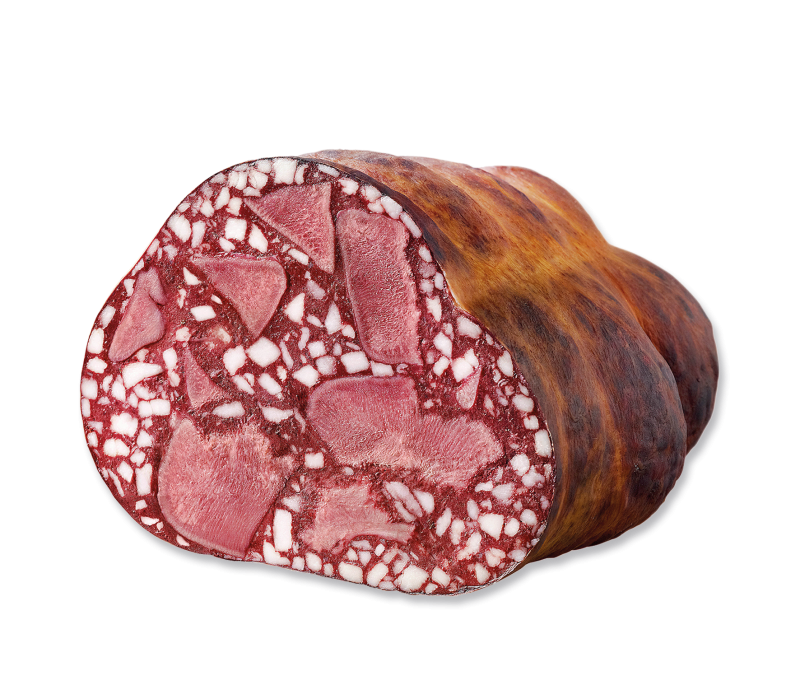Zungenrotwurst im Naturdarm, geräuchert