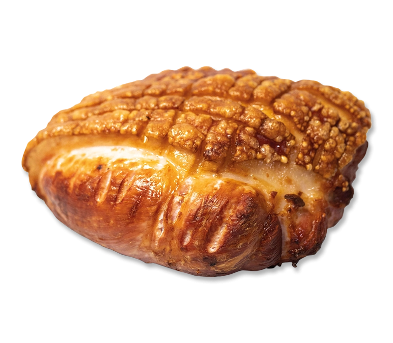 Krustenbraten gebacken