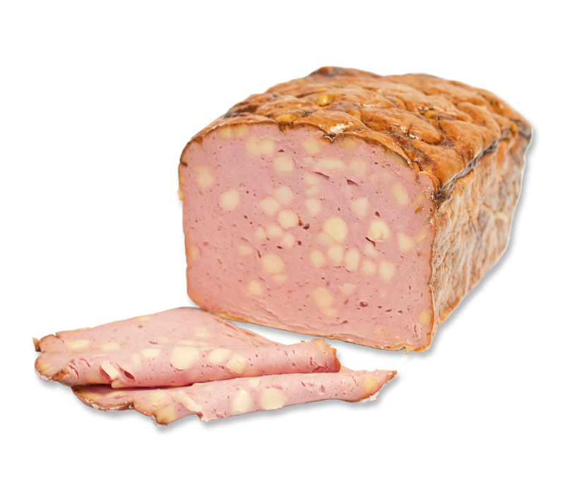 Holzofen Leberkäse mit Käse