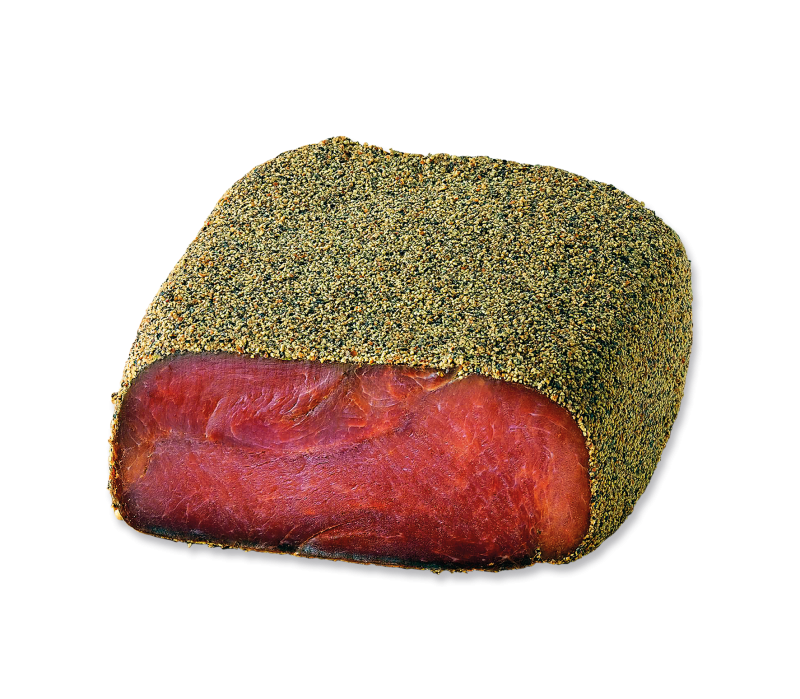 Schinkenfilet mit Pfeffer, luftgetrockn.