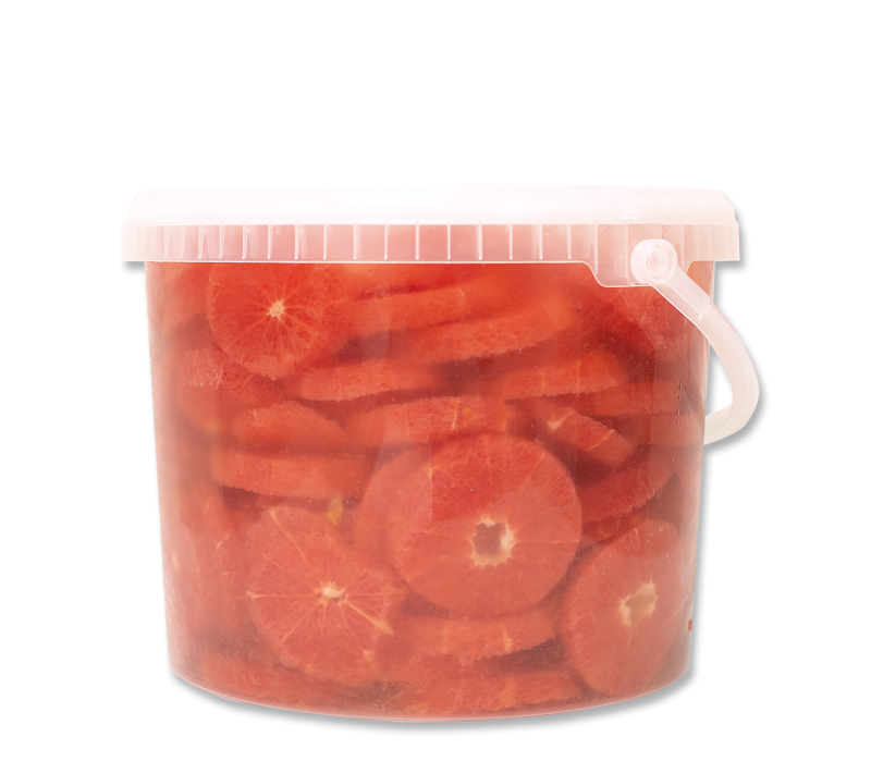 Grapefruitscheiben im 5 kg Eimer
