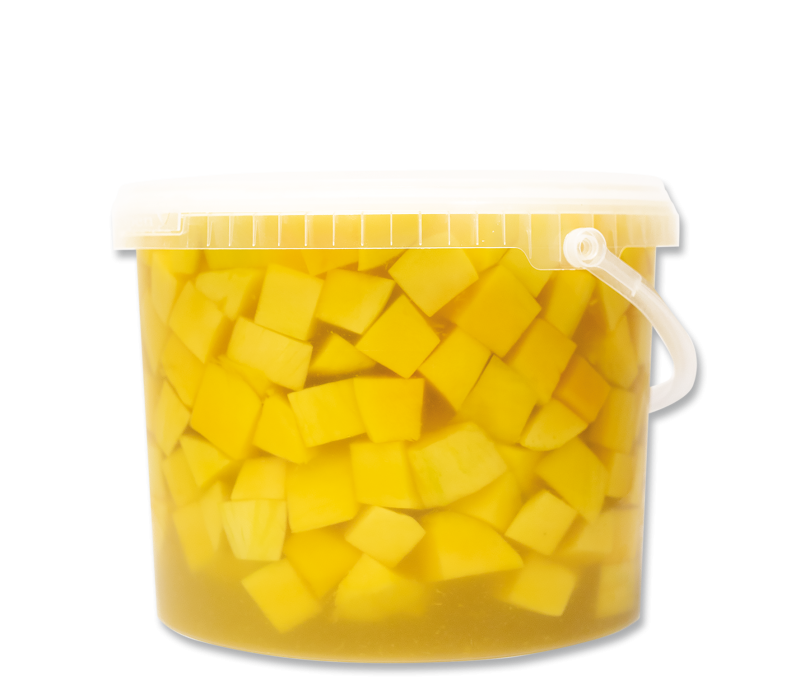 Mangowürfel im 5,0 kg Eimer