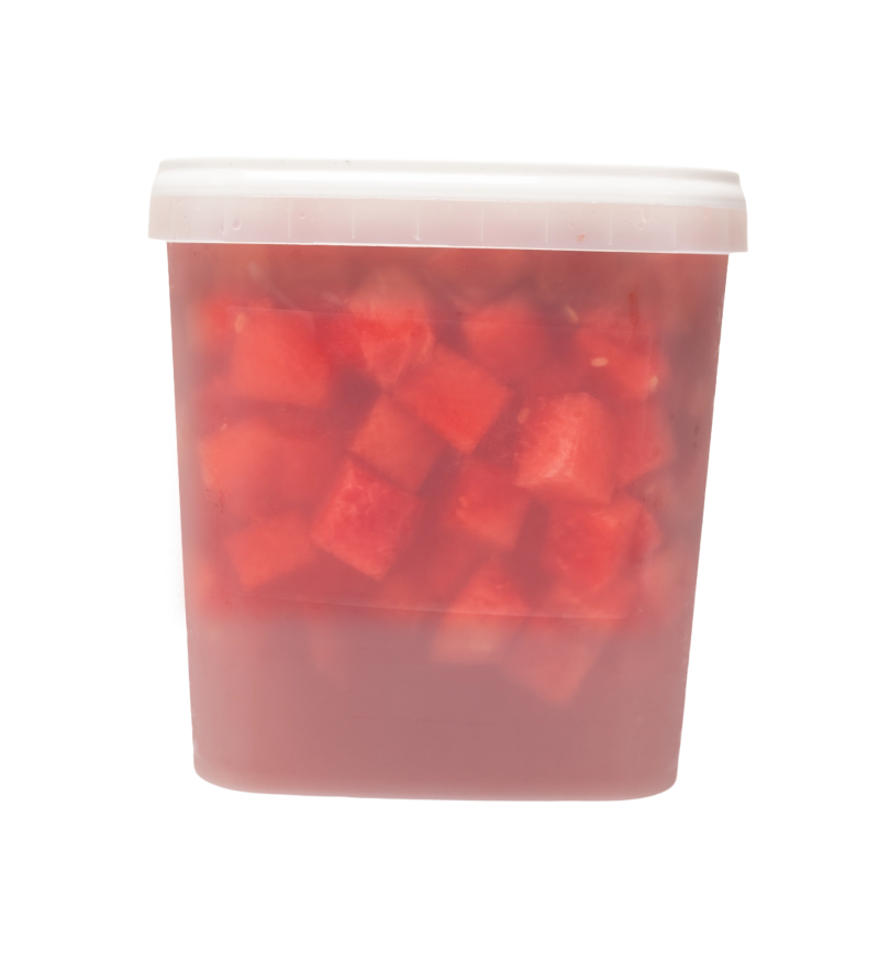 Wassermelonenwürfel im 5 kg Eimer