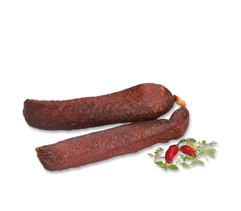 Hirschwurzen im Kollagendarm ca.60g