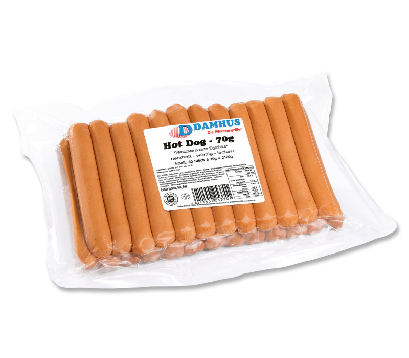 Hot Dog Würstchen 70g