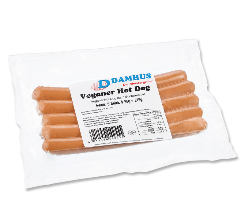Veganer Hot Dog 15 x 70g