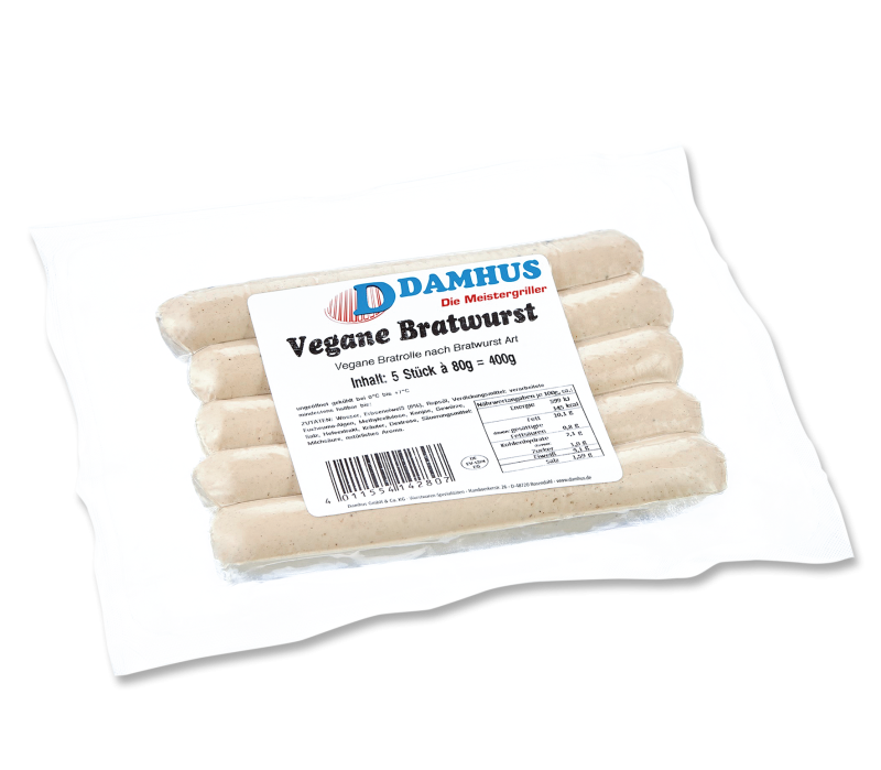 Vegane Bratrolle nach Bratwurstart 80g
