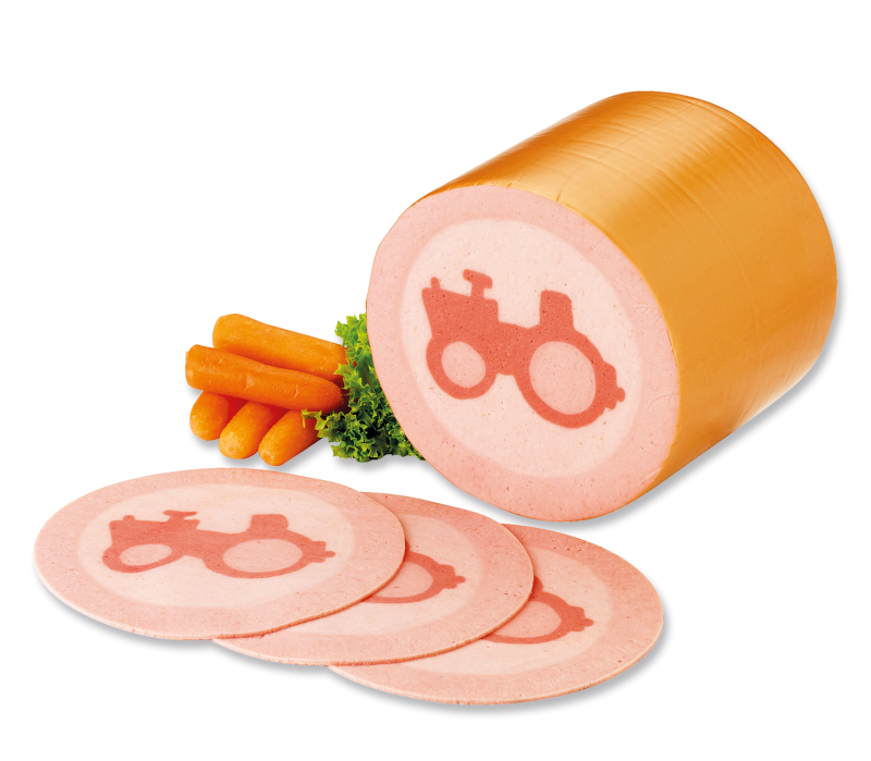 "Happy-Traktor" Brühwurstpastete