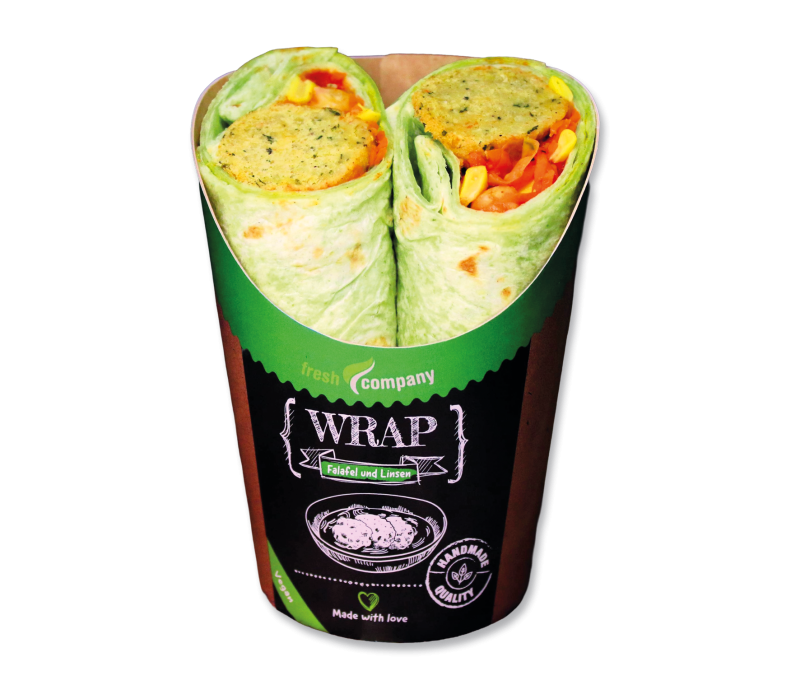 Wrap Premium Style Falafel & Linse