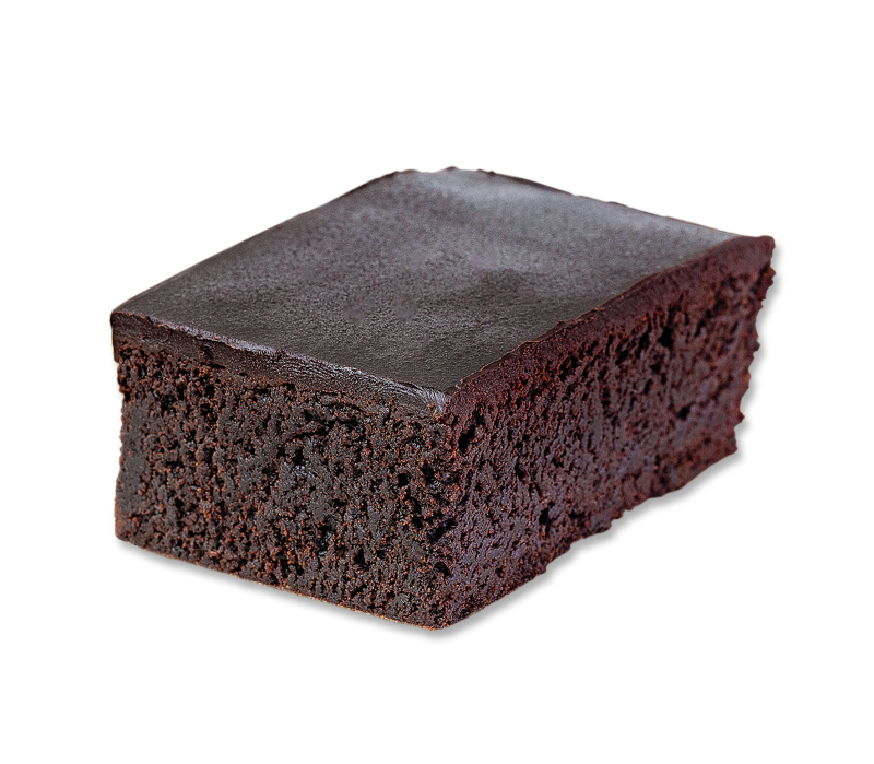 Veganer Schoko Brownie Kuchen -gefrostet