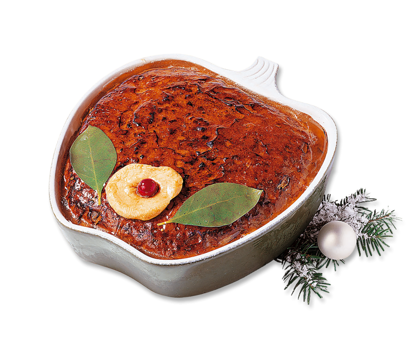 Leberpastete grob mit Äpfeln n.belg.Art