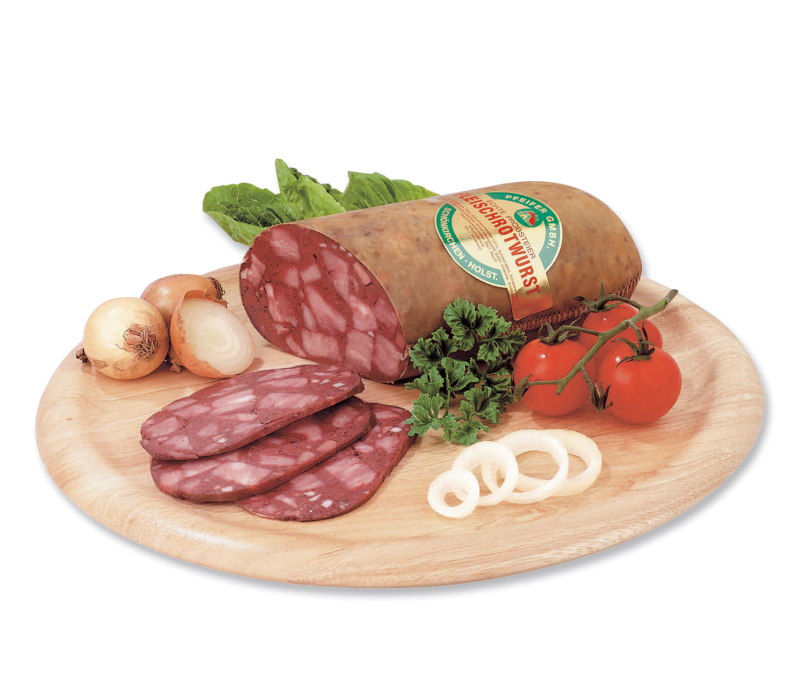 "Pfeifer"Fleischrotwurst im Fettdarm