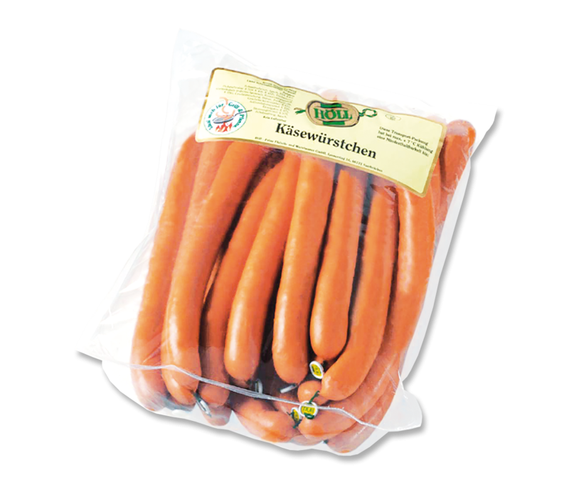 "Höll"Käsewürstchen ca.100g im Saitling