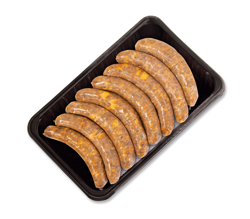 Jalapeno-Cheddar Bratwurst, roh ca.130g