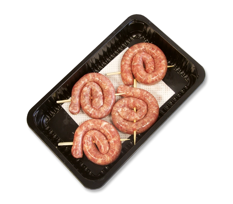 Bratwurstschnecke ca. 100g, roh