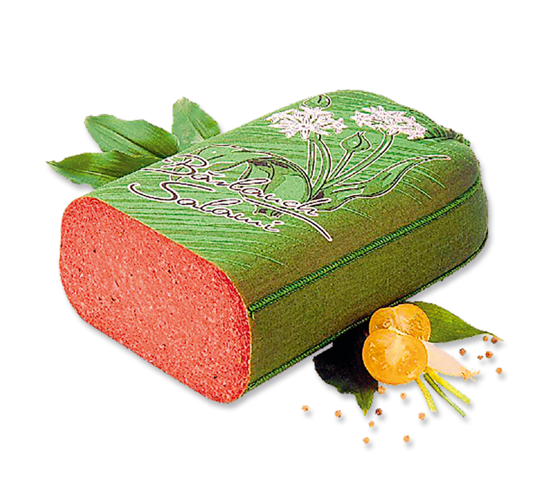 Bärlauchsalami in Blockform