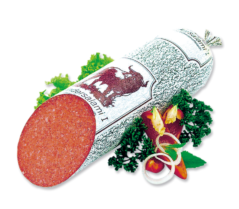 Rindersalami mit Truthahnfleisch