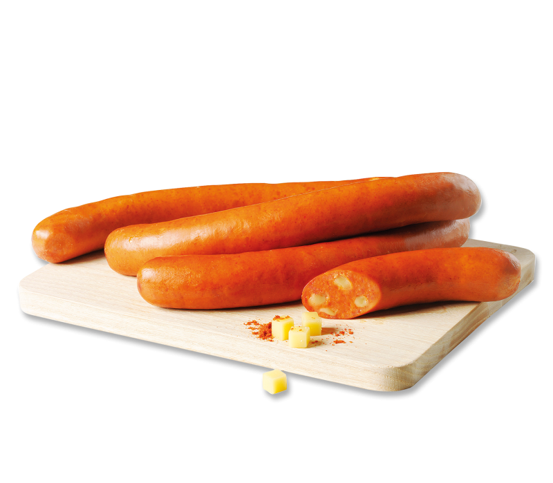 Truthahn-Käsekrainer 65g im Saitling