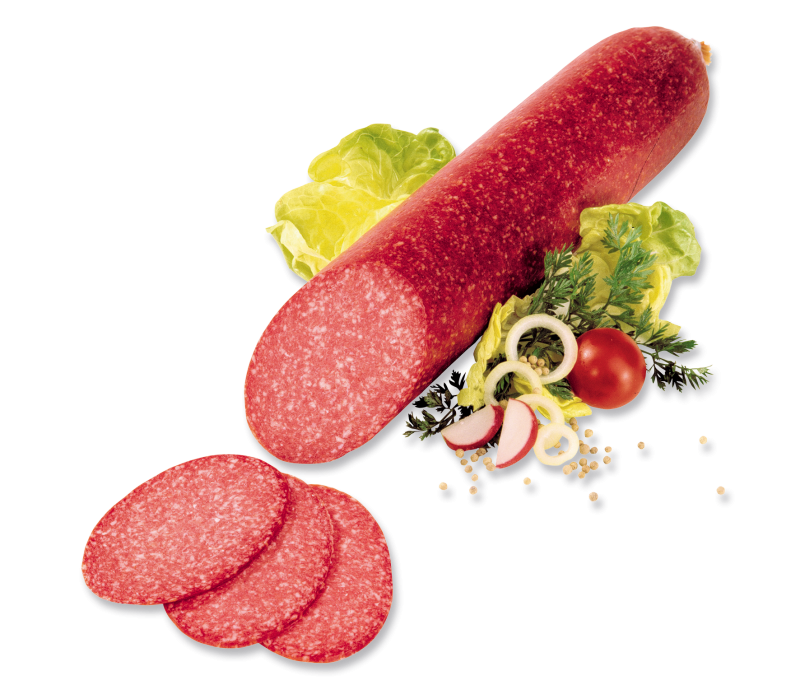 Salami braun Auslese mittelfein
