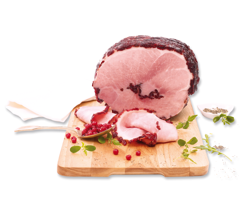 Preiselbeerschinken mit 7% Preiselbeeren