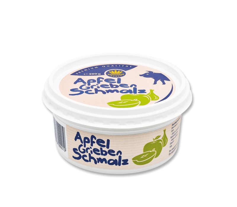 Apfelgriebenschmalz 200g-Becher