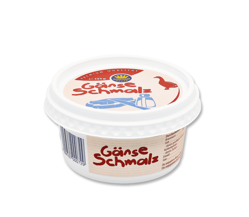 Gänseschmalz 125g-Becher