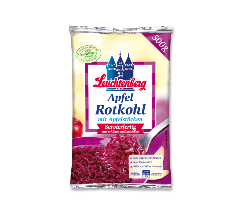 Apfel-Rotkohl 520g