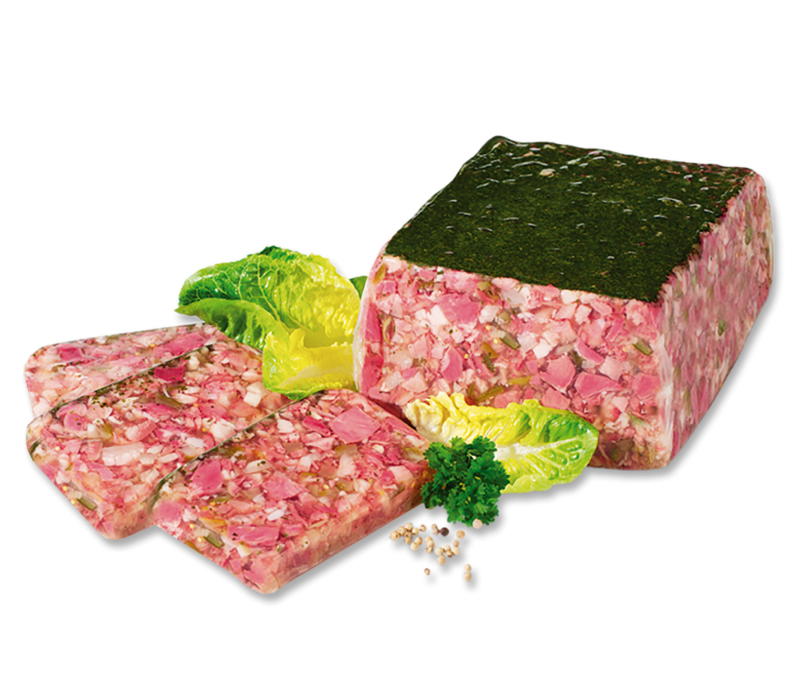 Pikante Bauernsülze mit Gurke