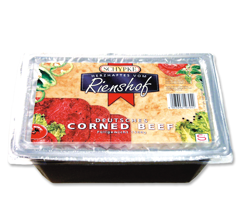 "Schypke"Dt.Corned Beef 1,5kg Schale