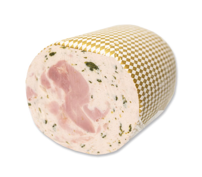 Truthahn-Filetpastete mit Spinat