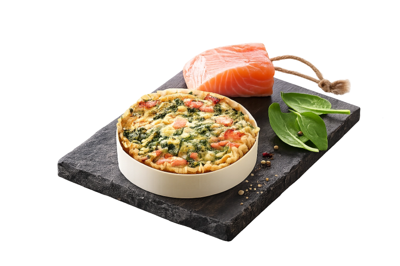 Lachs -Spinat Quiche 200g