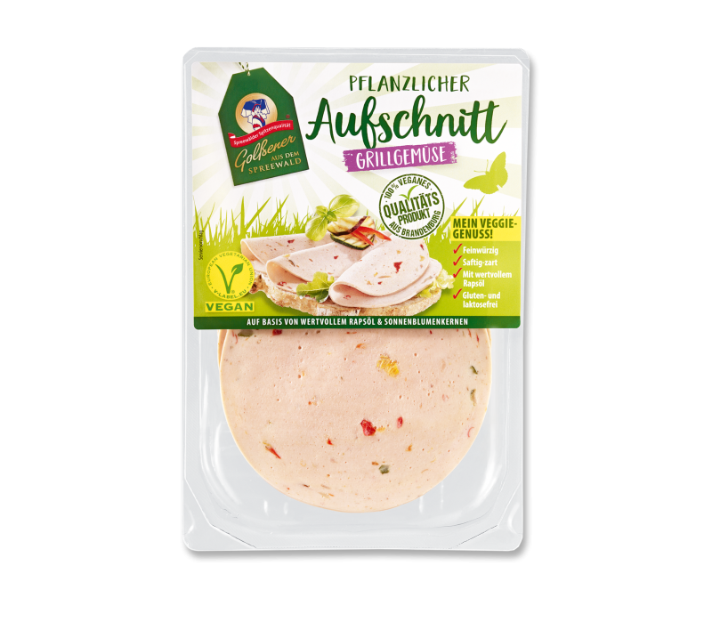 Pflanzlicher Aufschnitt Grillgemüse 80g
