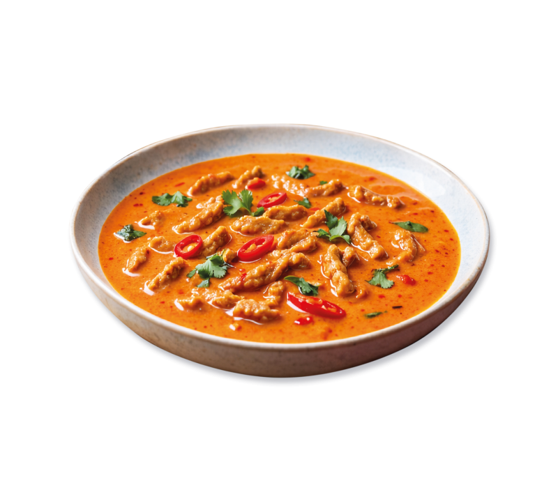 Sojachunks mit rotem Thaicurry 2 kg