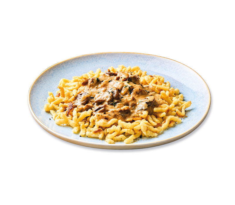 Waldpilzgeschnetzeltes mit Spätzle 440g