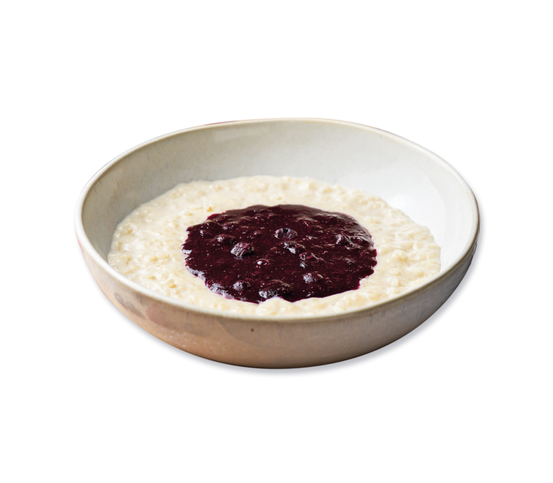 Milchreis mit Heidelbeerkompott 320g