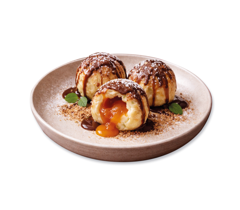Topfenknödel mit Nougatsauce 240g