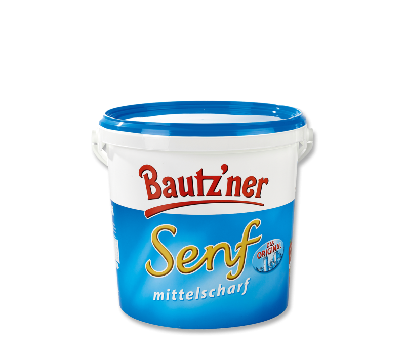 Bautzner Senf mittelscharf 10kg