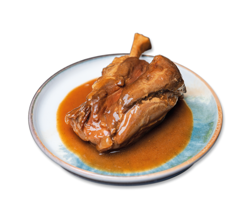 Mini Haxen in Malzbier-Senf-Sauce