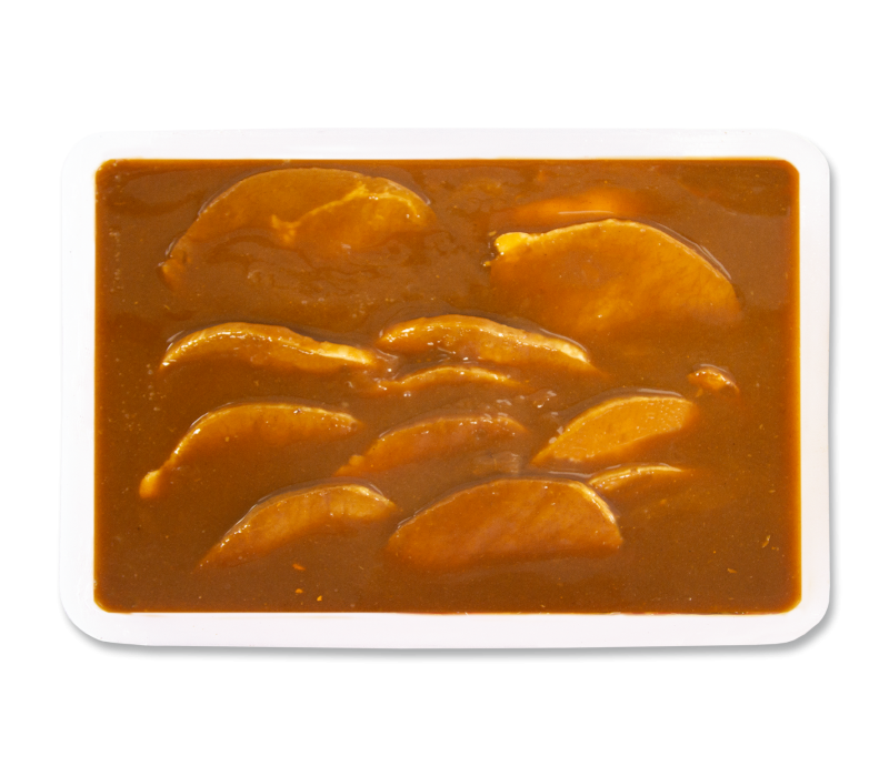 Schweinerückenbraten in Calvados Sauce
