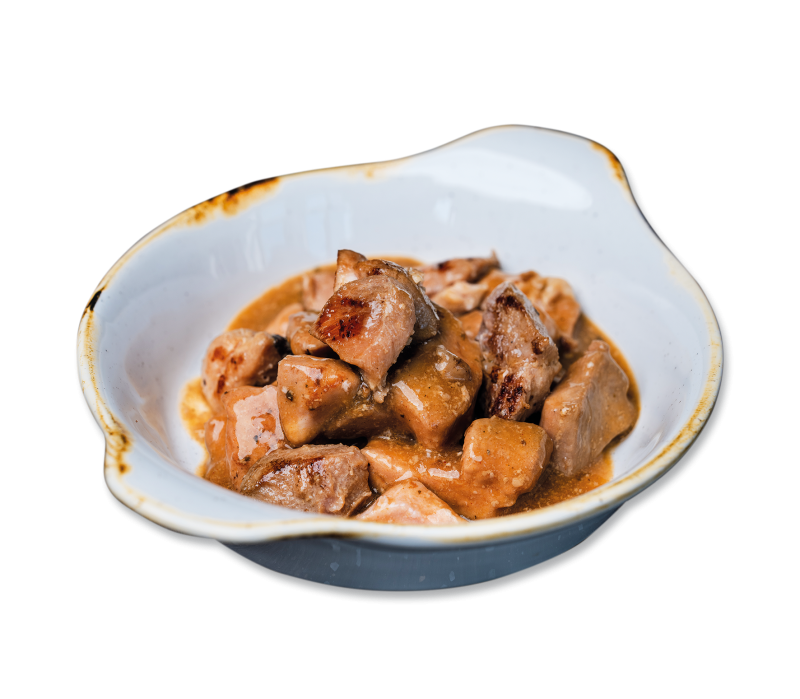 Schweinegulasch in würziger Sauce 2,8kg