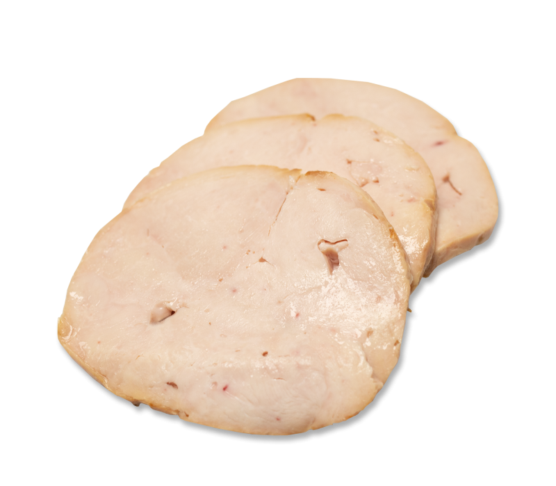 Hähnchenbraten gepökelt, geg.in Scheiben